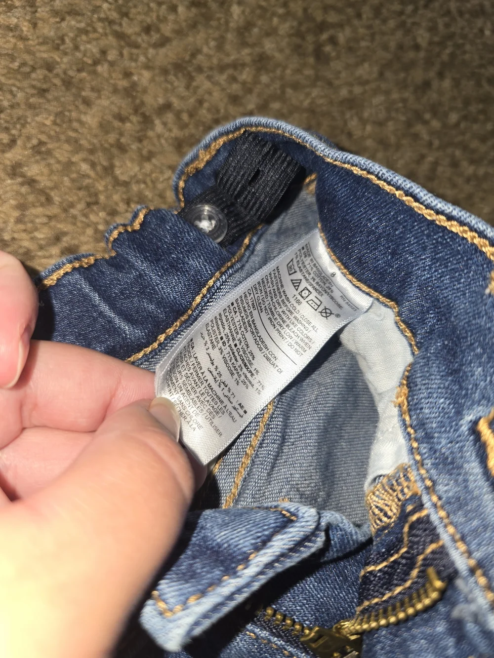 Old Navy Girls Blue Bootcut Jeans